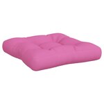 vidaXL Coussins de palette 3 Pièces rose tissu Oxford