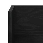 vidaXL Étagères murales 2 Pièces noir 75x16 5x16 5 cm bois d'ingénierie