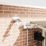vidaXL Auvent Rétractable Beige 400 × 350 cm Tissu  Métal