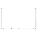 vidaXL Portant de bois de chauffage 250x25x150 cm acier galvanisé