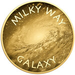 Monnaie MILKY WAY Fascinating Universe 1/1000 Oz Medaille Or (PRÉCOMMANDE)