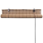 vidaXL Store roulant Bambou Marron 150x220 cm