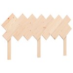 vidaXL Cadre de lit sans matelas bois de pin massif