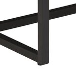 vidaXL Table à manger 110x55x75 cm bois de manguier massif brut