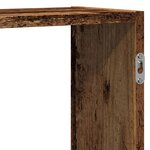 vidaXL Étagère murale vieux bois 159x18x65 cm bois d'ingénierie