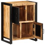 vidaXL Buffet 55x35x70 cm bois de manguier brut massif