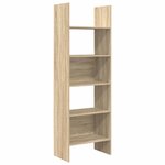 vidaXL Bibliothèque Chêne sonoma 60x35x180 cm Bois d’ingénierie