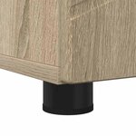 vidaXL Cabinet de salle de bain Chêne Sonoma 30 x 35 x 192 cm