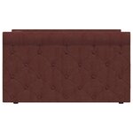 vidaXL Lit avec matelas et éclairage USB Violet Tissu 90x200 cm