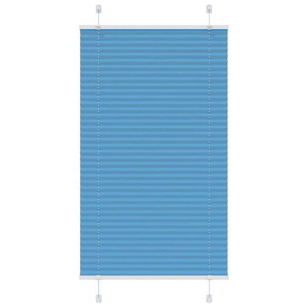 vidaXL Store plissé bleu 75x100 cm largeur du tissu 74 4 cm polyester