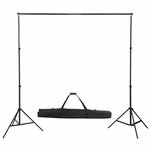 Vidaxl kit de studio photo boîtes à lumière toile de fond réflecteur