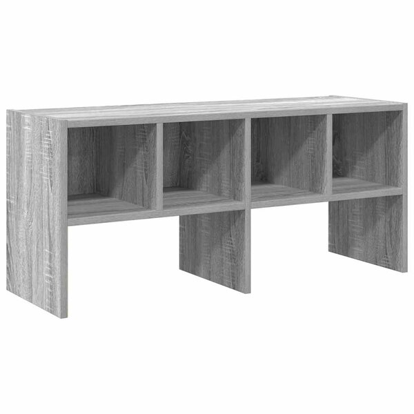 vidaXL Étagère à chaussures empilable sonoma gris 89 5x30x40 cm