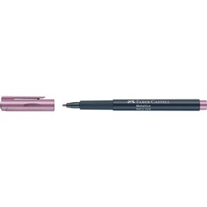 Marqueur metallics pointe 1 5mm violet berry nice x 10 faber-castell