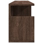 vidaXL Armoire murale 80x20x30 cm chêne marron bois d'ingénierie