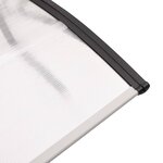 vidaXL Robot tondeuse Garage Noir 80x101x46 cm