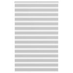 vidaXL Store zèbre gris clair largeur du tissu 145 9 cm polyester