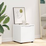 vidaXL Cabinet de salle de bain Blanc 40 5 x 40 x 44 cm