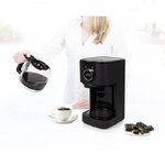 Princess machine à café avec wi-fi moments 900 w 1 5 l noir