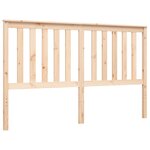 vidaXL Cadre de lit sans matelas bois massif