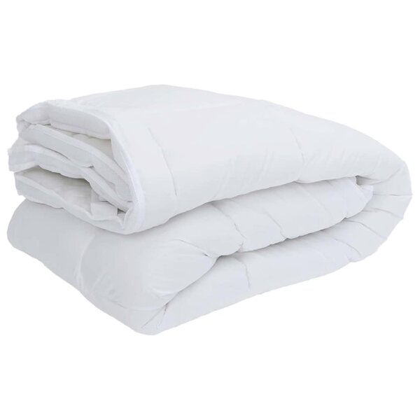 vidaXL Protège-matelas blanc 160x200 cm