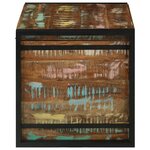 vidaXL Boîte de rangement Marron et Noir 80 x 50 x 50 cm bois recyclé