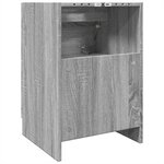 vidaXL Meuble d'évier sonoma gris 40x37x59 cm bois d'ingénierie