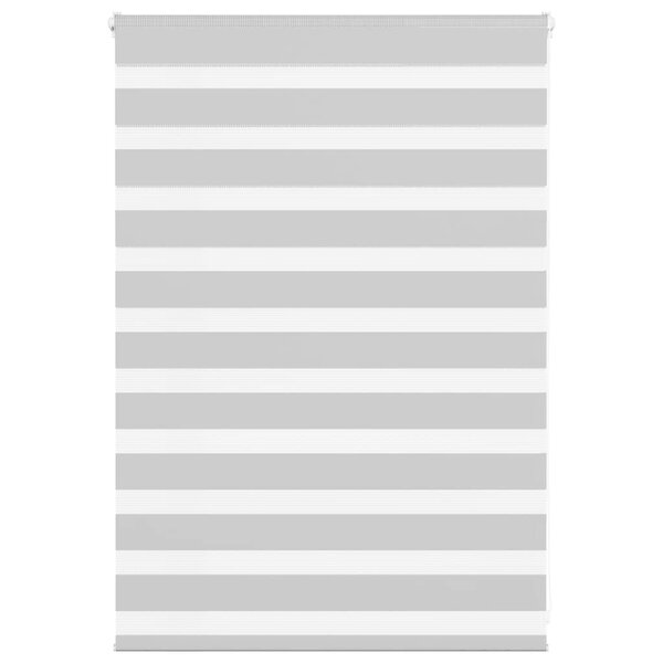 vidaXL Store zèbre gris clair largeur du tissu 95 9 cm polyester