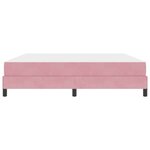 vidaXL Lit boxspring avec matelas Rose 180 x 200 cm Velours