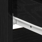 vidaXL Cabinet de chevet avec tiroir Chêne noir 50 x 40 x 43.5 cm