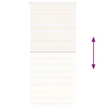 vidaXL Store zèbre beige marbré largeur du tissu 105 9 cm polyester