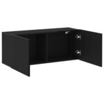vidaXL Meuble TV Chêne noir 100 x 30 x 41 cm Bois d'ingénierie