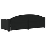 vidaXL Lit de repos noir 80x200 cm tissu