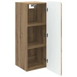 vidaXL Armoire Murale Chêne artisanal 33 x 34 5 x 94 cm
