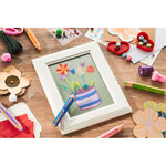 Crayon multi-talents woody 3en1  rond  vert pastel stabilo