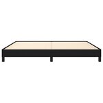 vidaXL Cadre de lit sans matelas noir 200x200 cm tissu