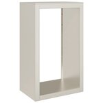 vidaXL Portant de bois de chauffage 60x40x100 cm acier corten