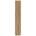 vidaXL Buffet haut chêne artisanal 82 5x30 5x185 cm bois d'ingénierie