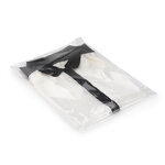 Sachet plastique transparent haute brillance à fermeture adhésive permanente 22x31 cm (lot de 1000)