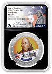 Pièce de monnaie en Argent 2 Dollars g 15.57 (1/2 oz) Millésime 2021 An American Life FIREFIGHTER