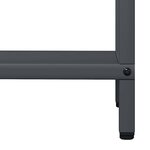 vidaXL Portant de bois chauffage anthracite 40x25x120 cm