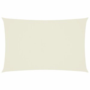 vidaXL Voile de parasol tissu oxford rectangulaire 2x4 5 m crème