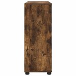 vidaXL Armoire de rangement Chêne fumé 80 x 31 x 81 cm