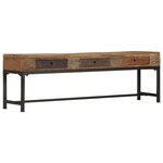 vidaXL Meuble TV 150 x 30 x 46 cm Bois de récupération massif