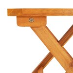 Vidaxl ensemble de 2 chaises longues avec table bois d'acacia massif