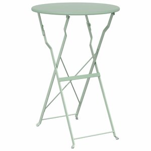 vidaXL Table bistrot Vert menthe clair Ø50x71 cm
