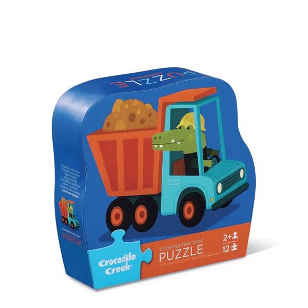 puzzle croc de construction - 12 pièces