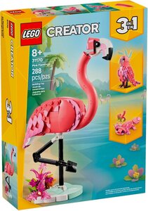 LEGO Creator 3-en-1 - Animaux sauvages : Flamant rose (31170) - Un univers de construction créatif