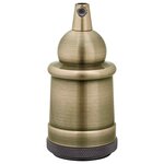 vidaXL Douilles de lampe 2 Pièces bronze E27