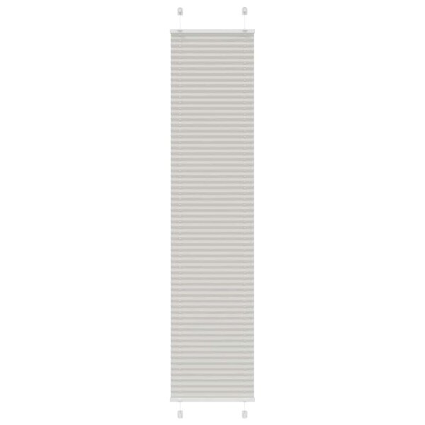 vidaXL Store plissé gris clair 50x200 cm largeur du tissu 49 4 cm