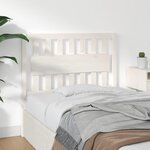vidaXL Tête de lit blanc 105 5x4x100 cm bois massif de pin